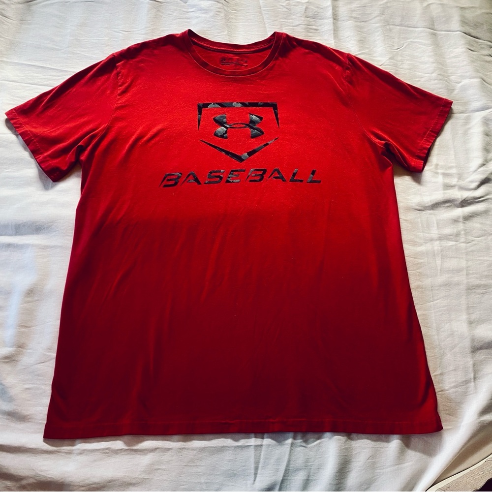 Under Armour Short Sleeve Baseball Shirt Men’s Size XL